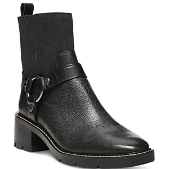 Donald J. Pliner Shoes - Donald Pliner Women's Mai Harness Leather Ankle Booties Size US 5.5